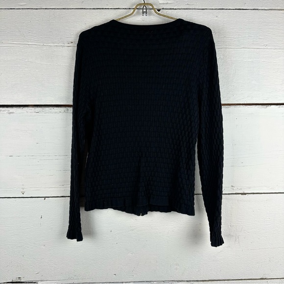 Ann Taylor zipper sweater black - Picture 2 of 5